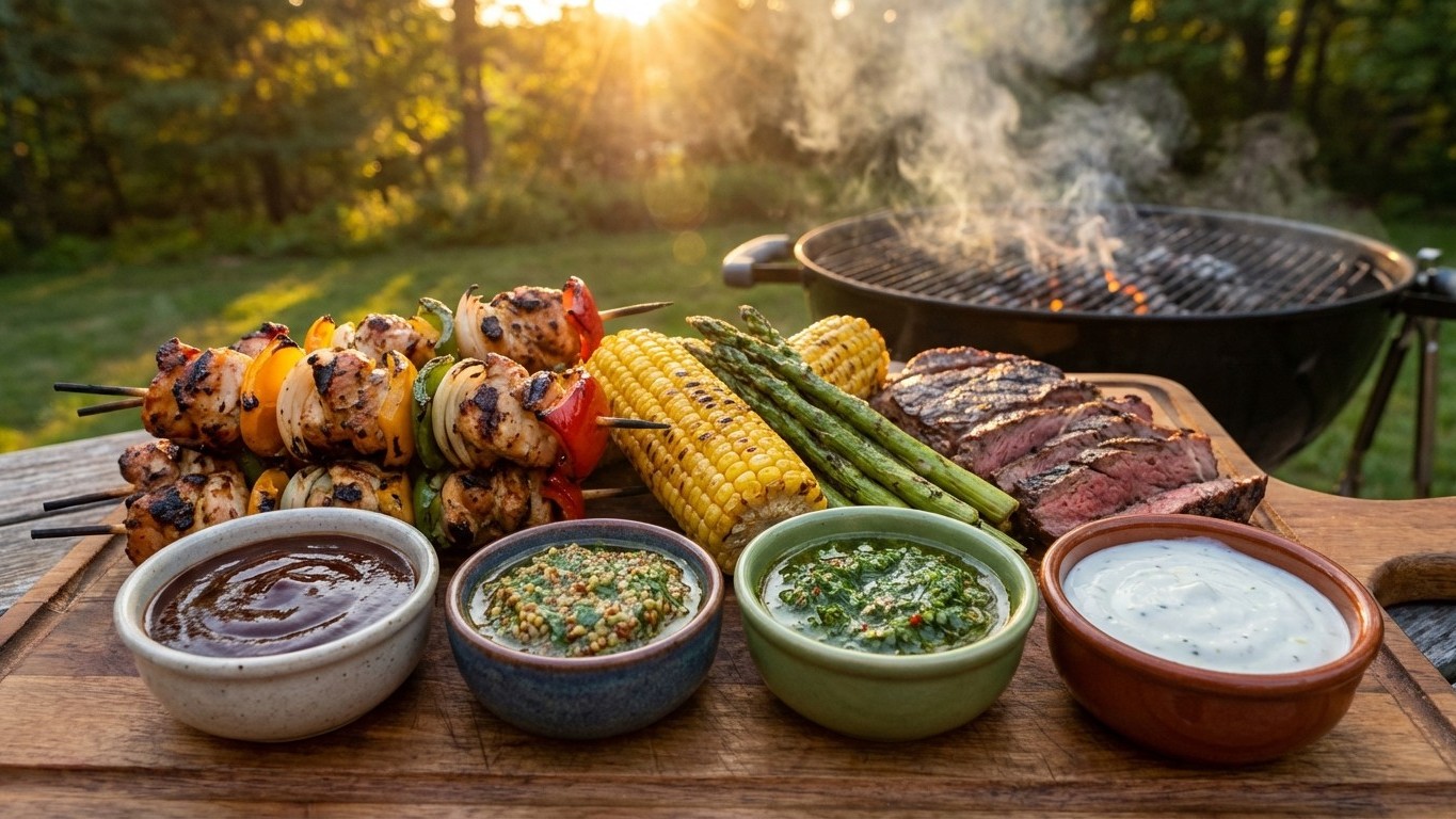 Ces sauces express à tester absolument sur vos grillades de saison : upgradez vos brochettes, légumes et viandes en 2 minutes