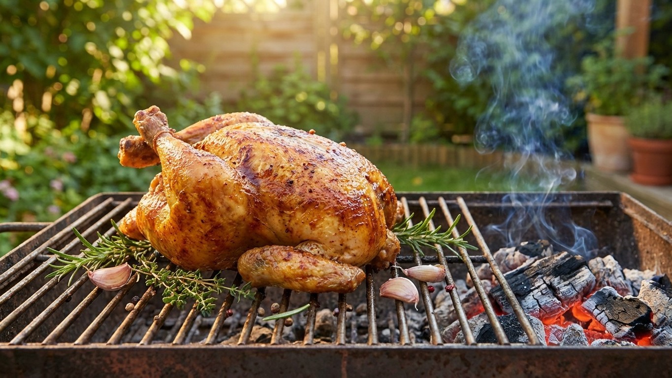 Poulet rôti au grill : le secret des chefs pour une viande juteuse à chaque fois