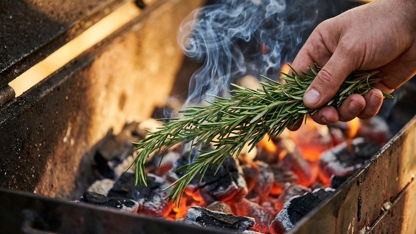 Arrêtez de poser vos herbes fraîches sur la grille : les pitmasters font l'inverse depuis toujours