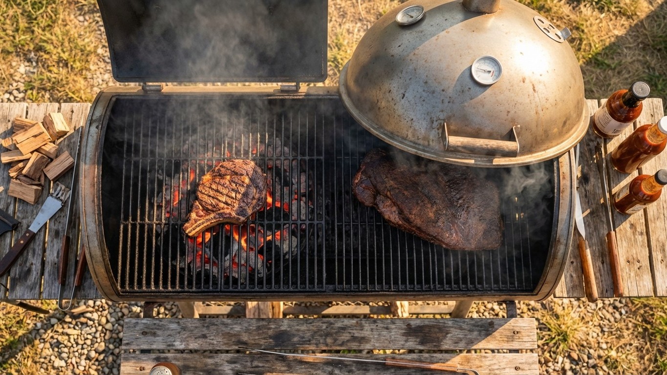 Cuisson directe vs indirecte au barbecue américain : quand et comment choisir ?