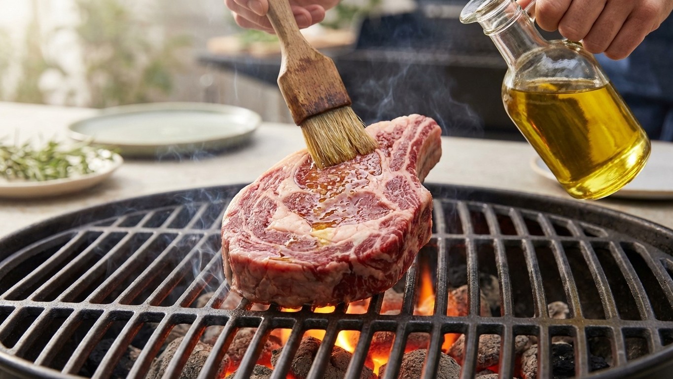 J'ai arrêté de badigeonner mes grillades à l'huile d'olive après avoir compris cette erreur