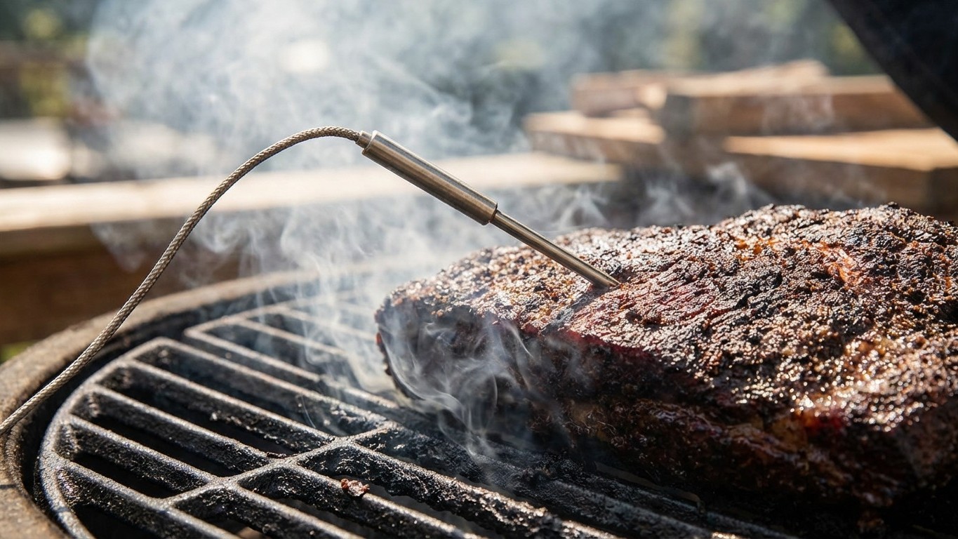J'ai comparé trois méthodes pour mesurer la température de mon barbecue : les écarts m'ont sidéré