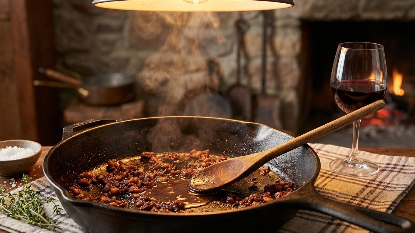 J’ai longtemps gratté le fond de ma poêle après cuisson : c’était en fait la meilleure partie de ma recette