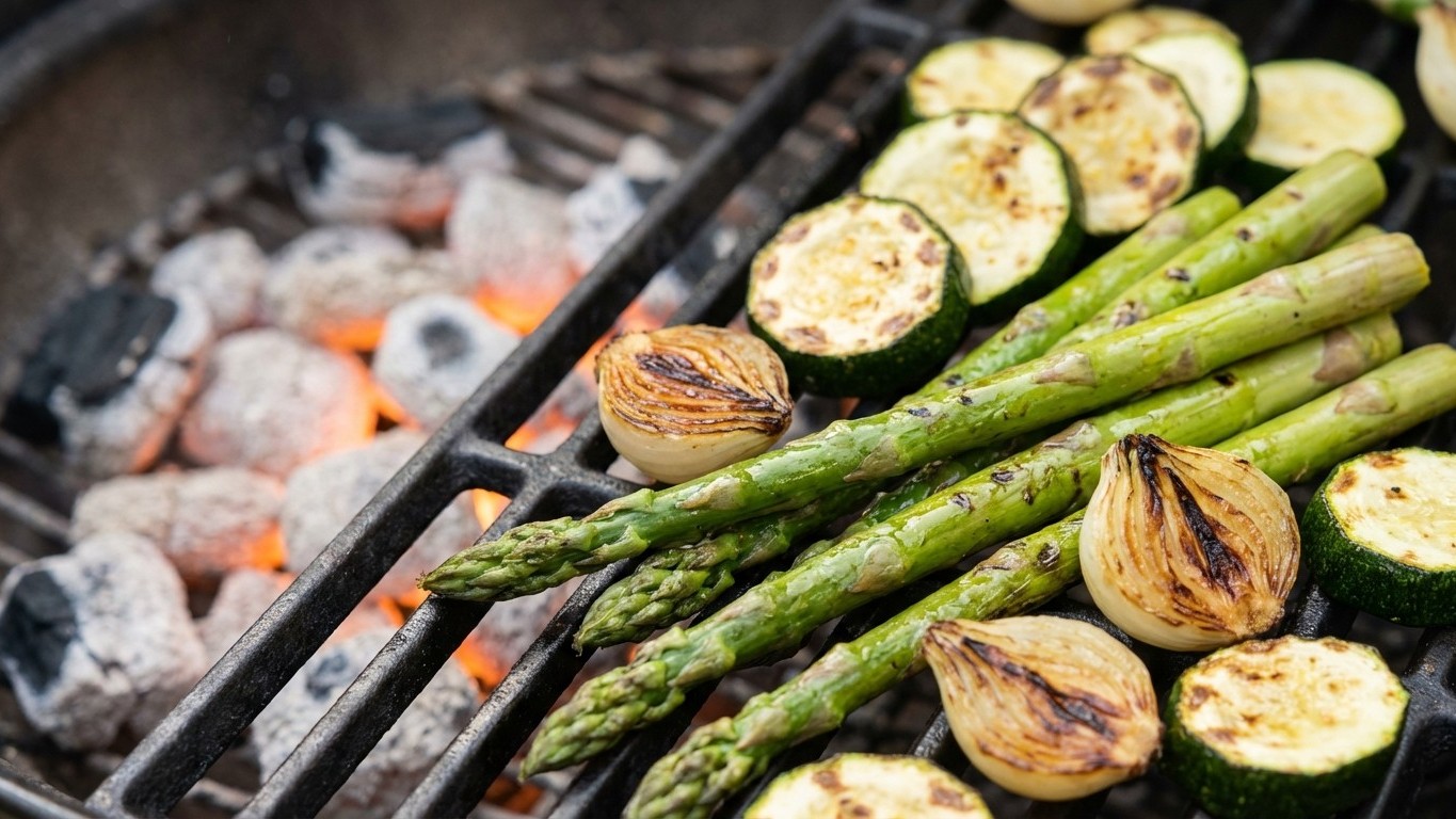L'erreur courante qui gâche la cuisson des légumes de printemps sur la grille du barbecue