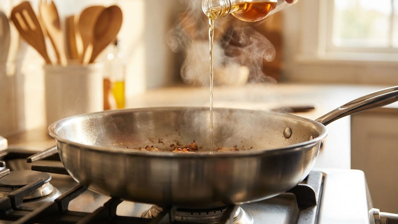 Mes plats en sauce manquaient de goût jusqu'à ce que je comprenne cette erreur avec ma poêle