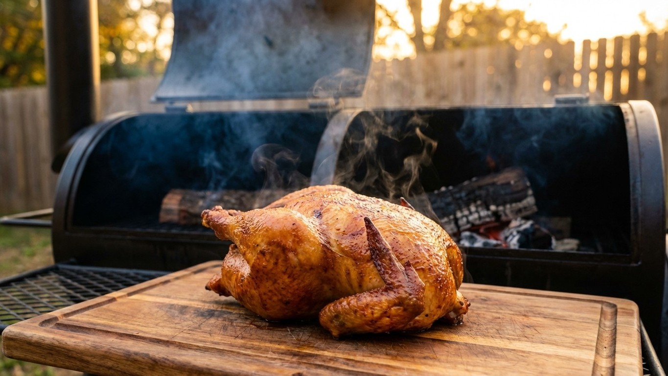 Poulet au fumoir low and slow : garder la peau croustillante (sans sécher)
