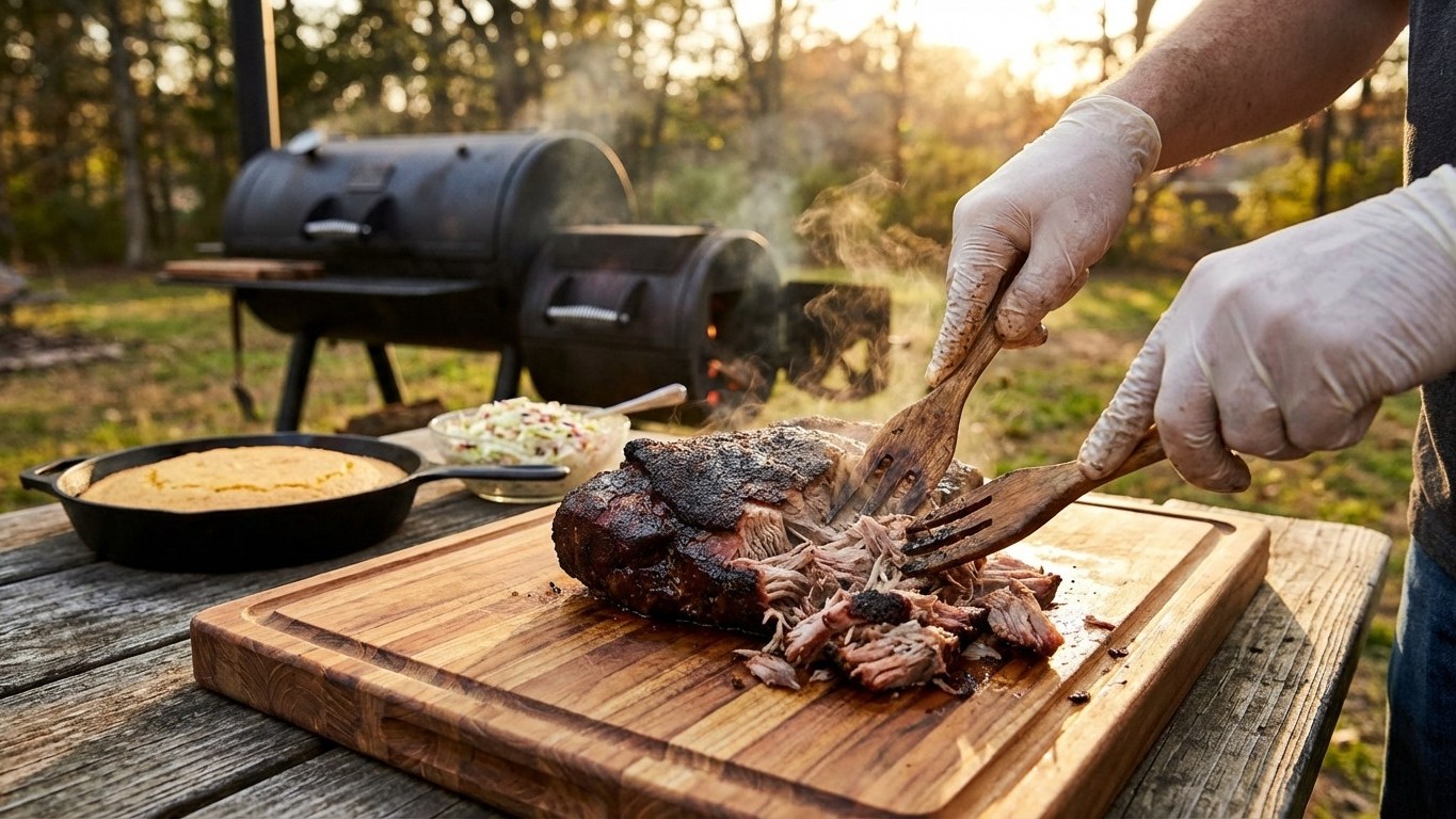 Recette du pulled pork façon barbecue américain : le porc effiloché parfait