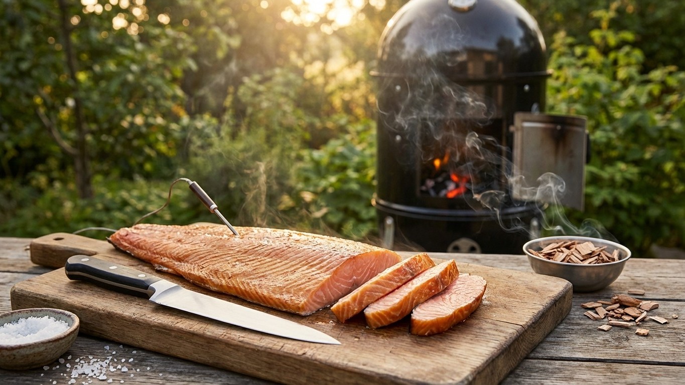Saumon fumé au fumoir : recette low and slow, saumure et cuisson