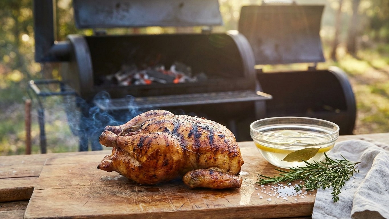 Saumure pour poulet fumé : proportions, durée et résultats