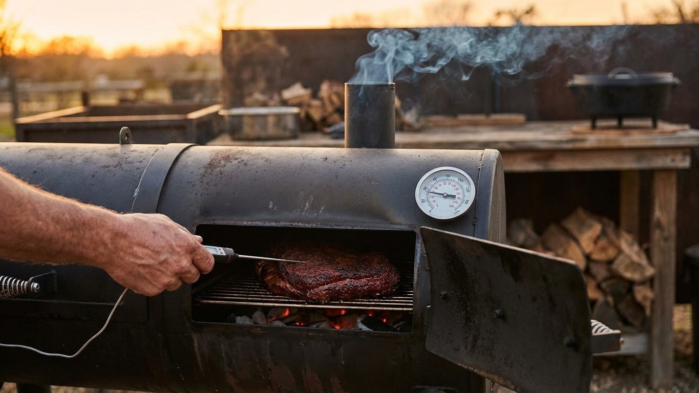 Techniques low and slow au fumoir : température, fumée propre et gestion du feu