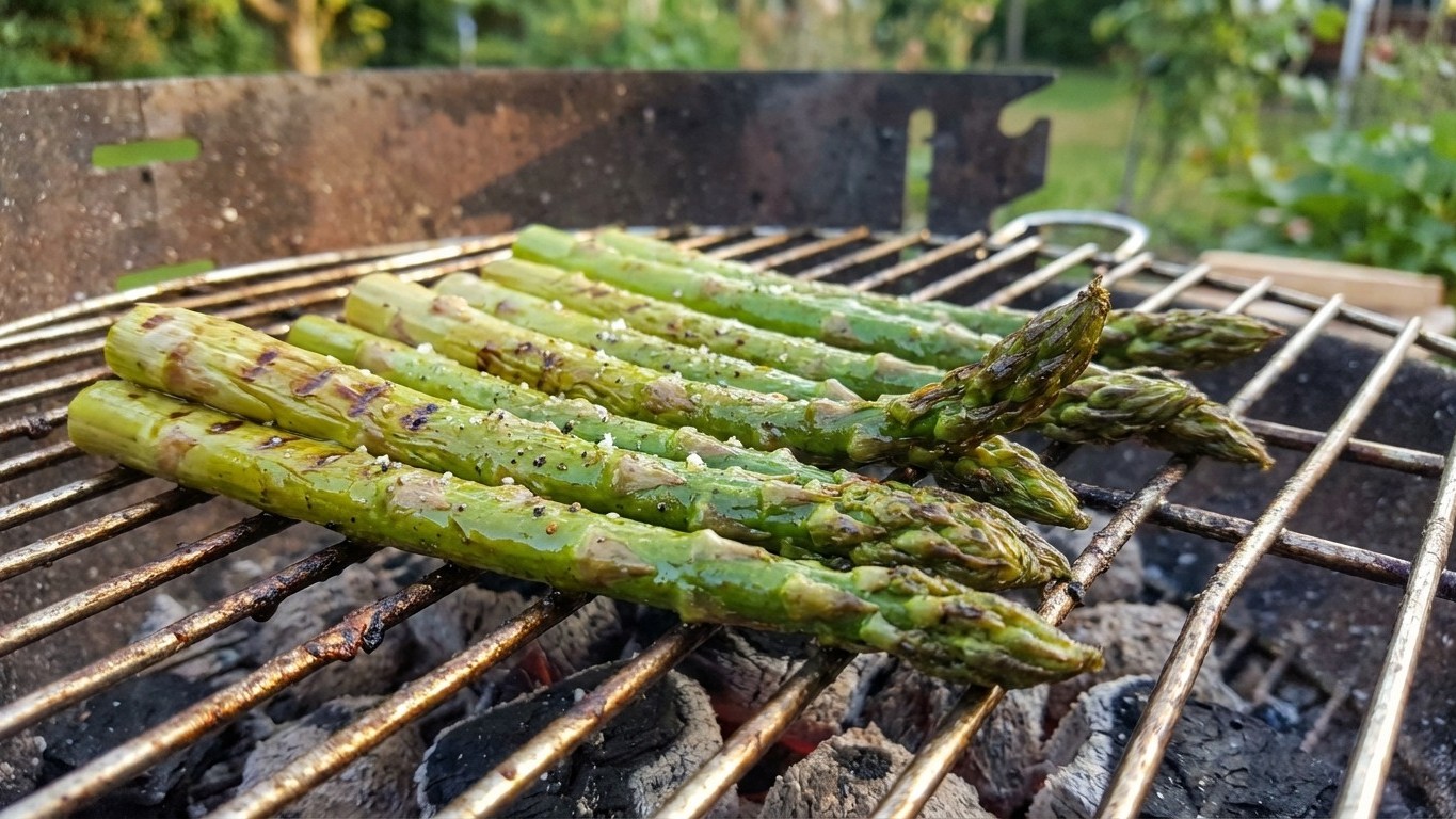 Vos asperges noircissent sur la grille : ce réglage de chaleur que personne ne fait avant de poser les légumes