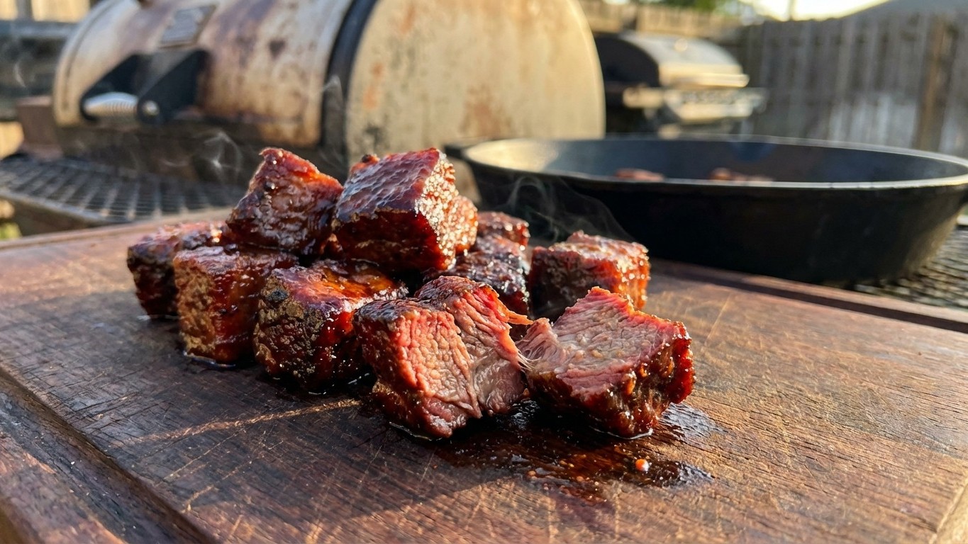 « Je fumais ma poitrine d'un seul bloc » : depuis que je découpe les pointes en cubes, la croûte caramélisée est sur chaqu...
