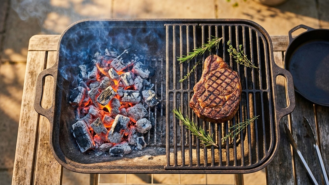 Je versais tout mon charbon au même endroit : le jour où un voisin a vu ma grille, il m'a juste dit « laisse un trou »