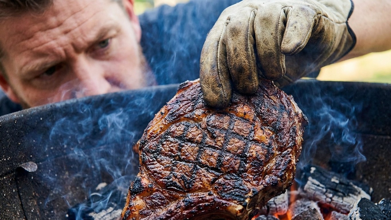 Les grilleurs pros appuient sur la viande avec le pouce : ce que la résistance leur dit en trois secondes