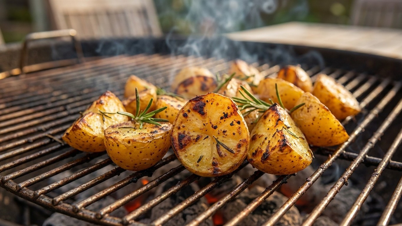 Mes pommes de terre au barbecue restaient molles à chaque fois : un chef m'a montré le geste que je sautais avant la grille