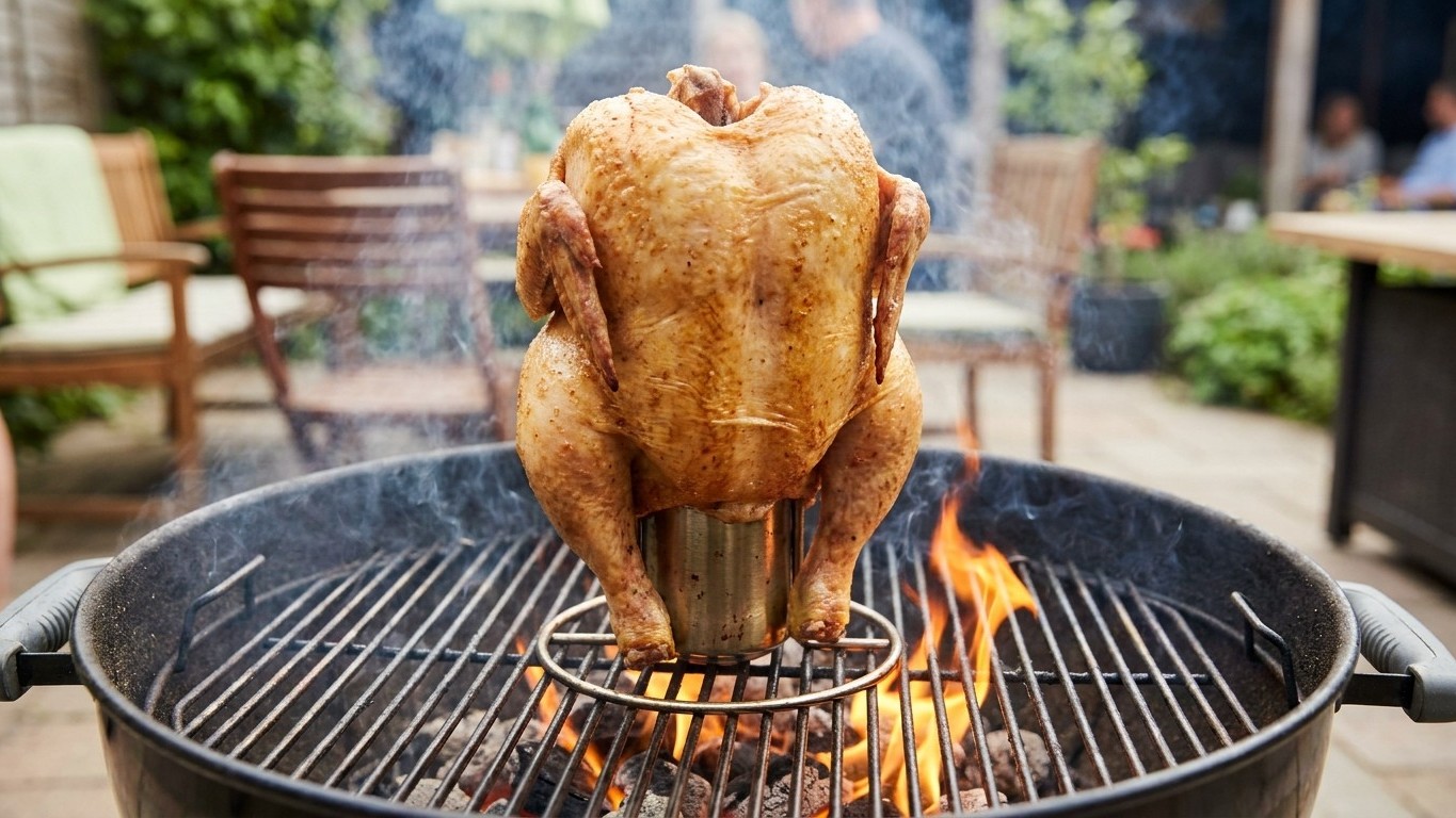 On croit tous que la bière parfume le poulet au barbecue : ce qui se passe vraiment dans la canette est l'inverse