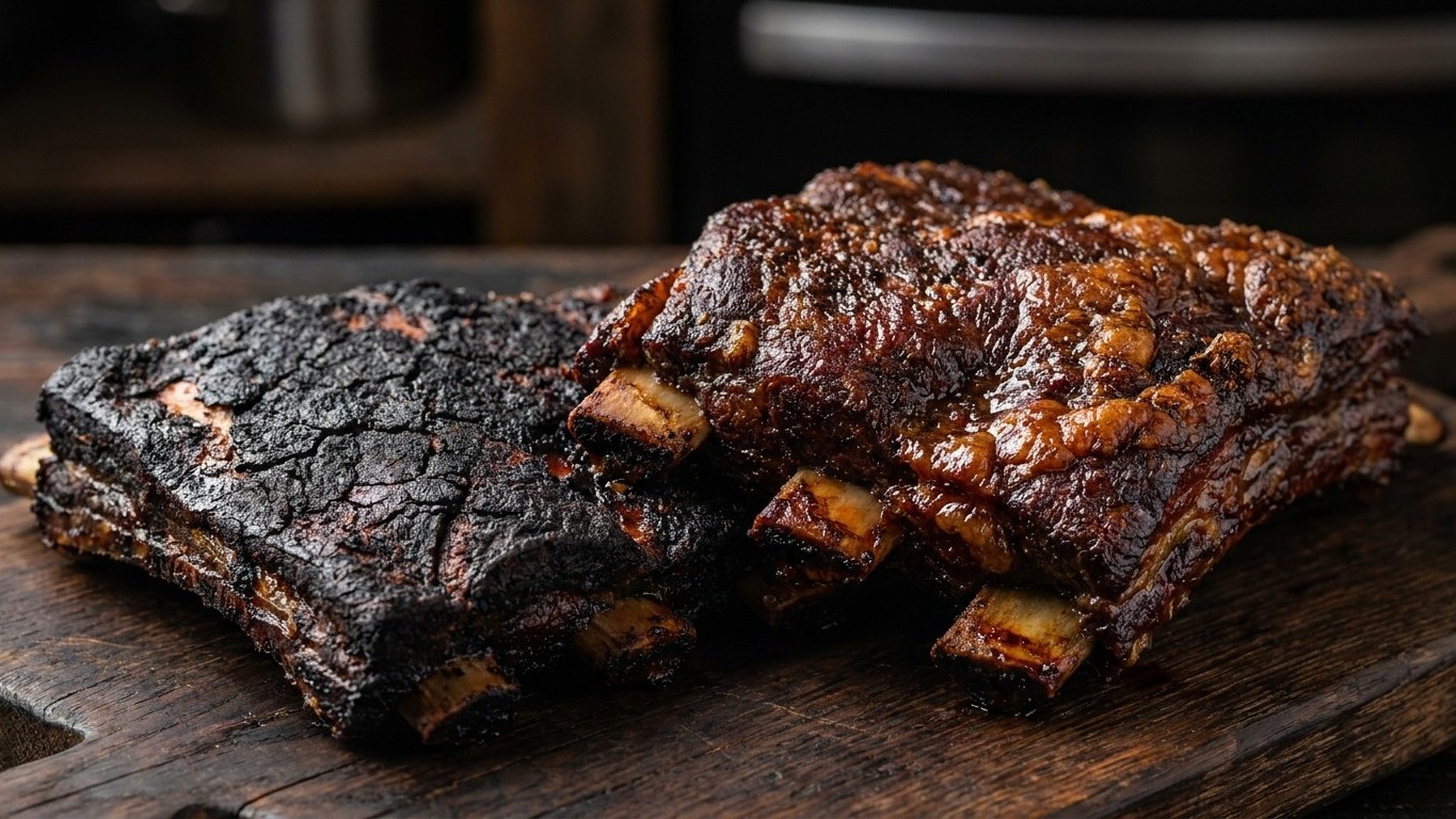 Si vous fermez le couvercle pour fumer vos ribs, goûtez le dessous : cette amertume noire n'est pas du fumé