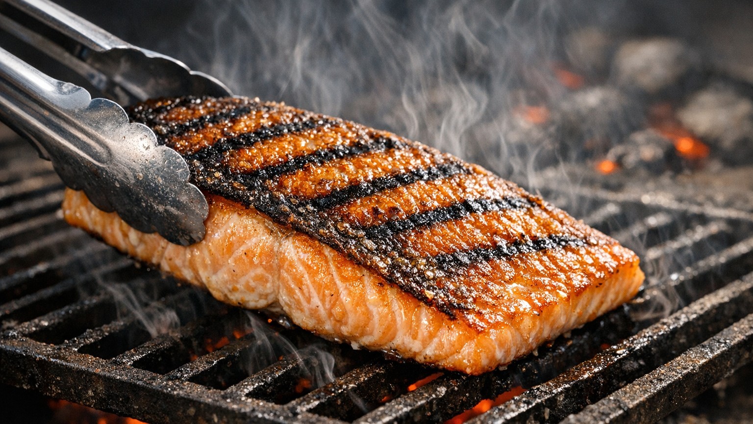 J'huilais ma grille de barbecue à chaque saumon depuis des années : le jour où j'ai huilé l'inverse, plus un seul morceau ...