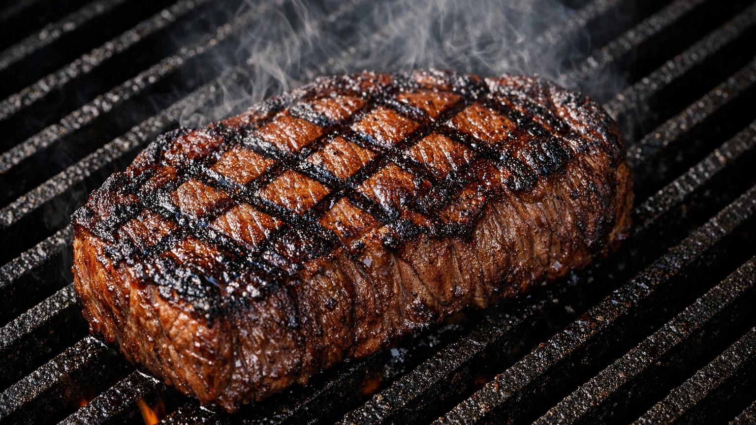 Je fermais le couvercle dès que mon steak touchait la grille : le jour où je l'ai laissé ouvert, la croûte n'avait plus ri...