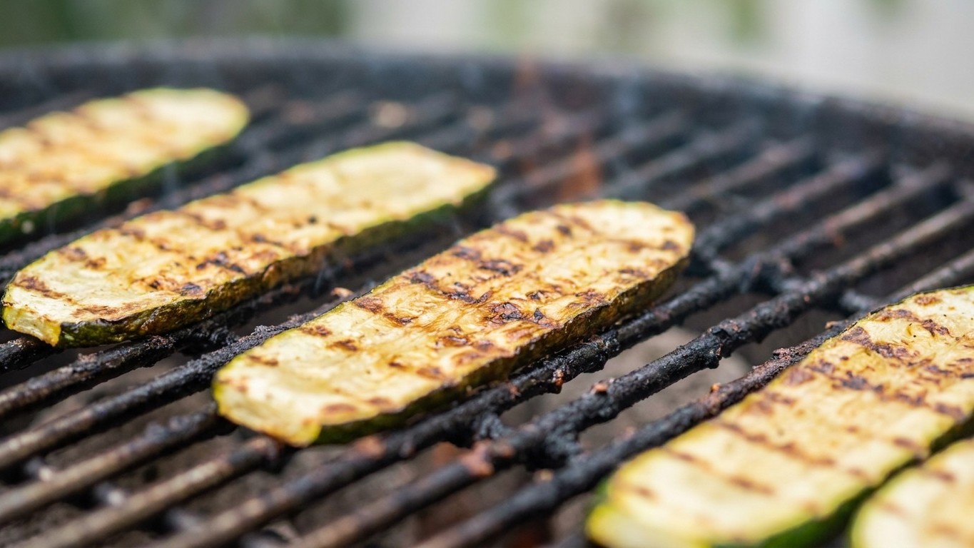 Je grillais mes courgettes en tranches épaisses depuis des années : le jour où j'ai changé un seul réglage de coupe, le pl...