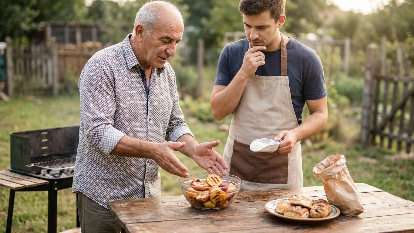 Je mettais toujours de la farine dans mes desserts au barbecue : un voisin italien m'a montré pourquoi c'était une erreur