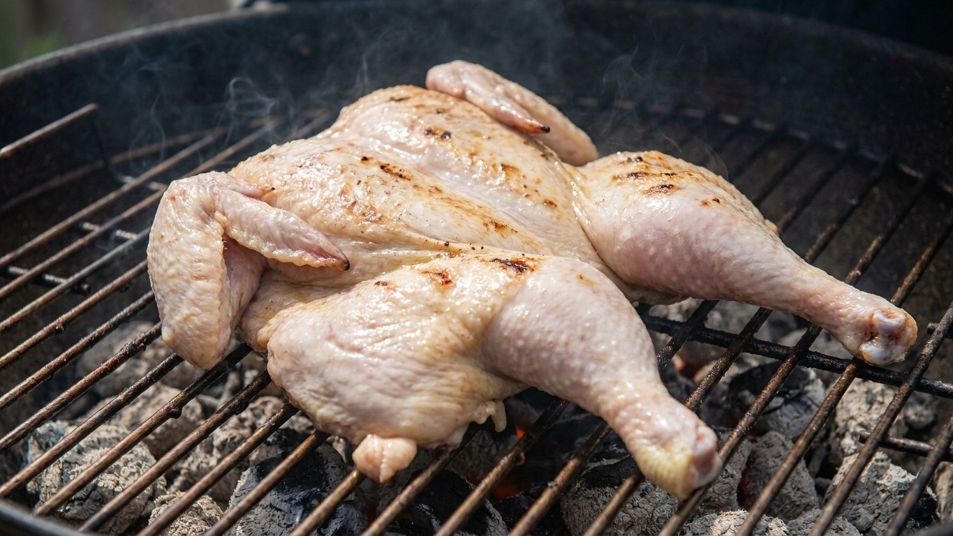 Je posais mon poulet entier à plat sur le gril à chaque barbecue : quand j'ai découpé les cuisses, j'ai compris pourquoi l...