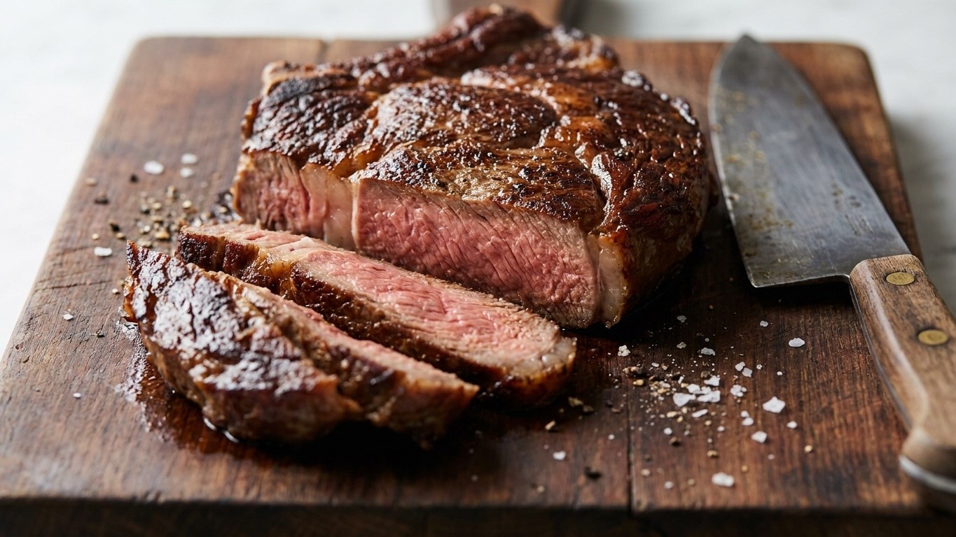 Je posais mon steak sur la grille dès la sortie du frigo : en le coupant en deux, j'ai enfin compris pourquoi l'extérieur ...