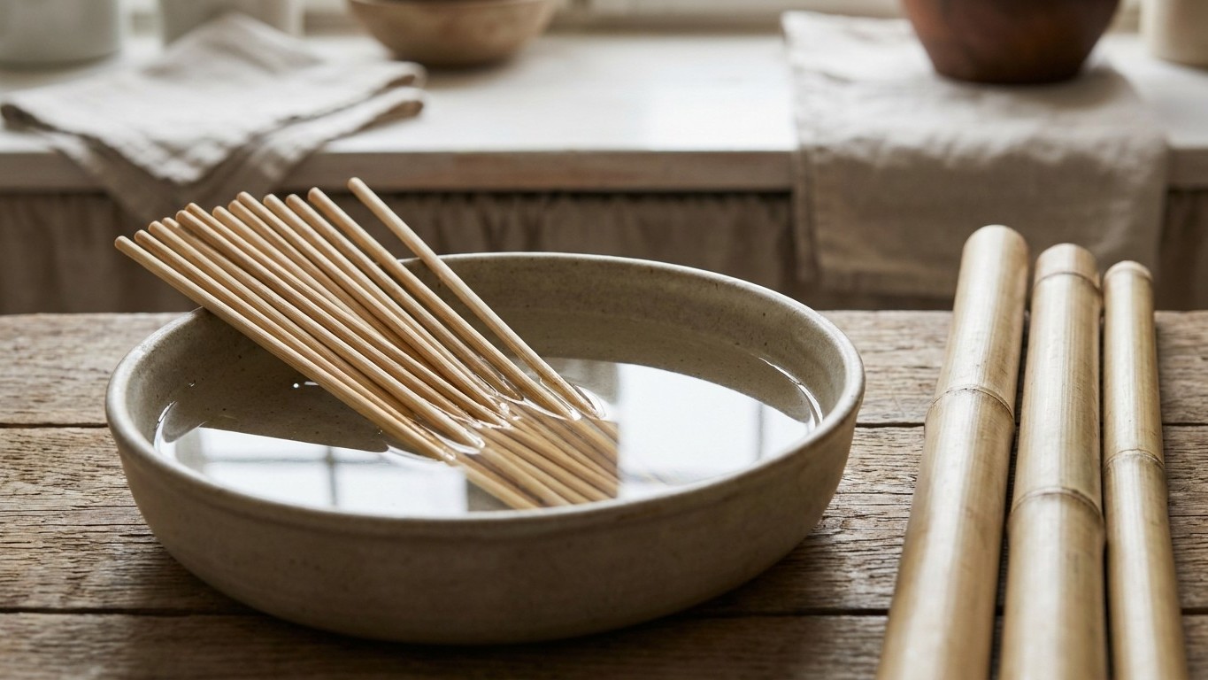 Vous trempez vos brochettes en bambou avant le barbecue : c'est ce détail que tout le monde bâcle qui les fait prendre feu
