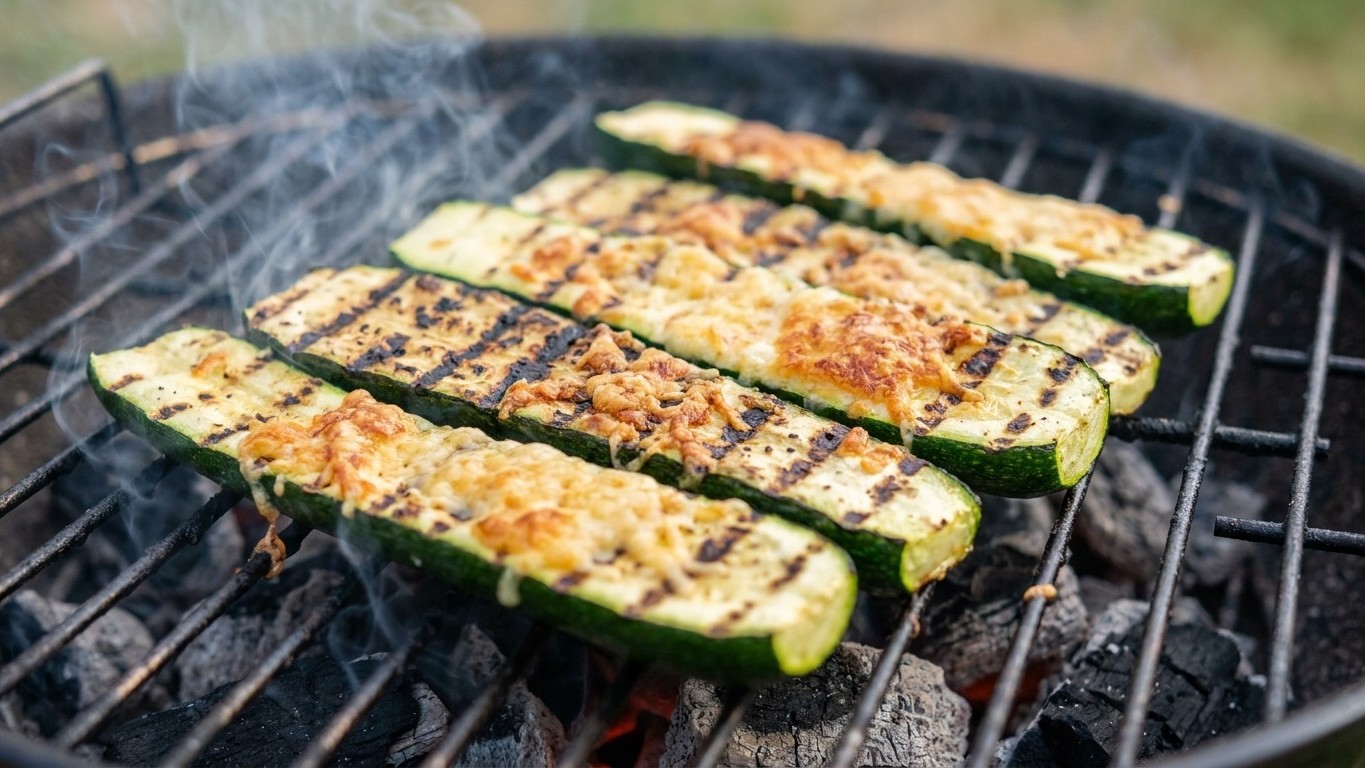 Je faisais mes frites de courgettes au four comme tout le monde : le jour où je les ai posées sur la grille du barbecue av...