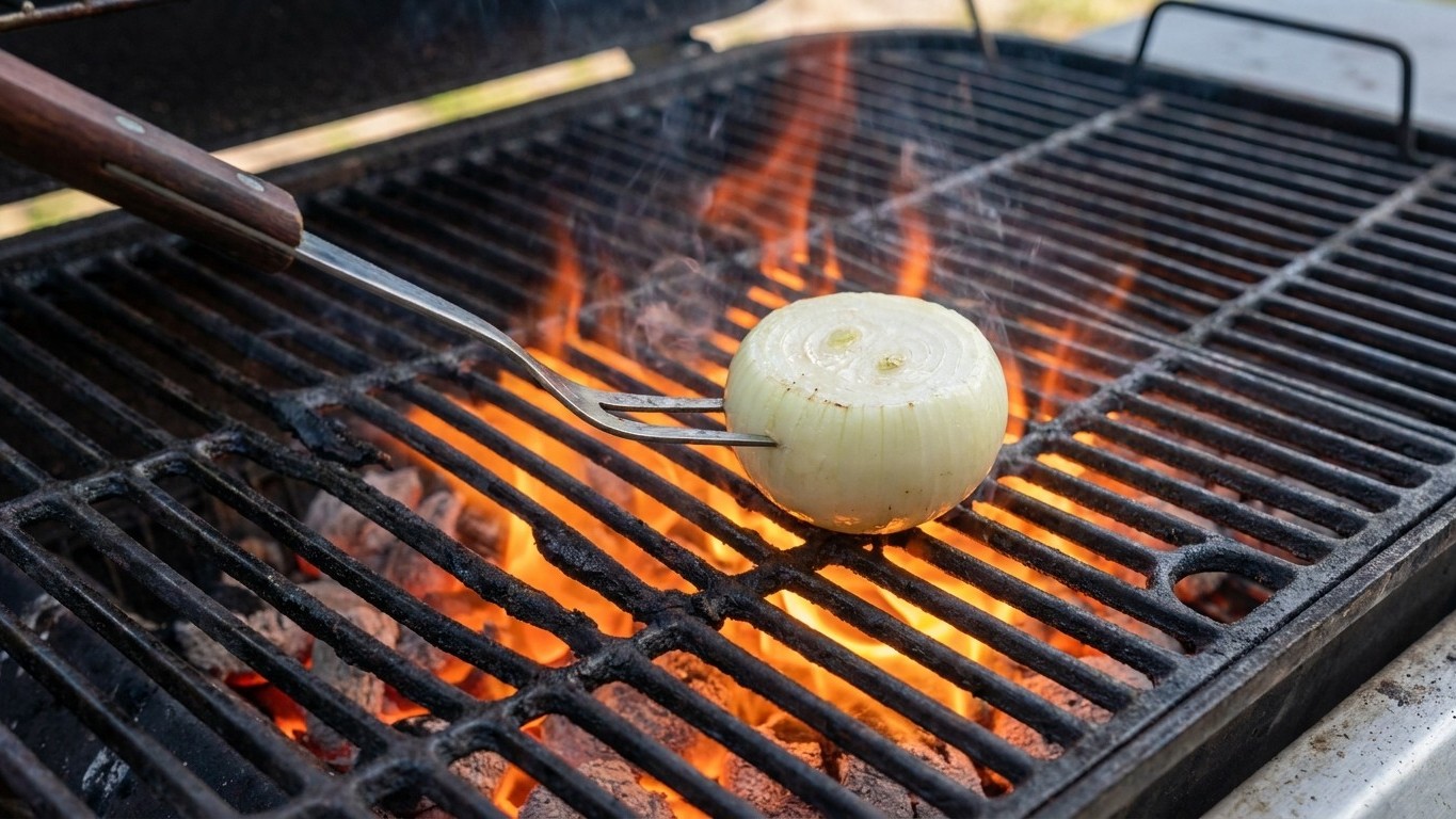 Je huilais ma grille de barbecue avant chaque cuisson : le jour où j'ai frotté un demi-oignon dessus à la place, j'ai comp...
