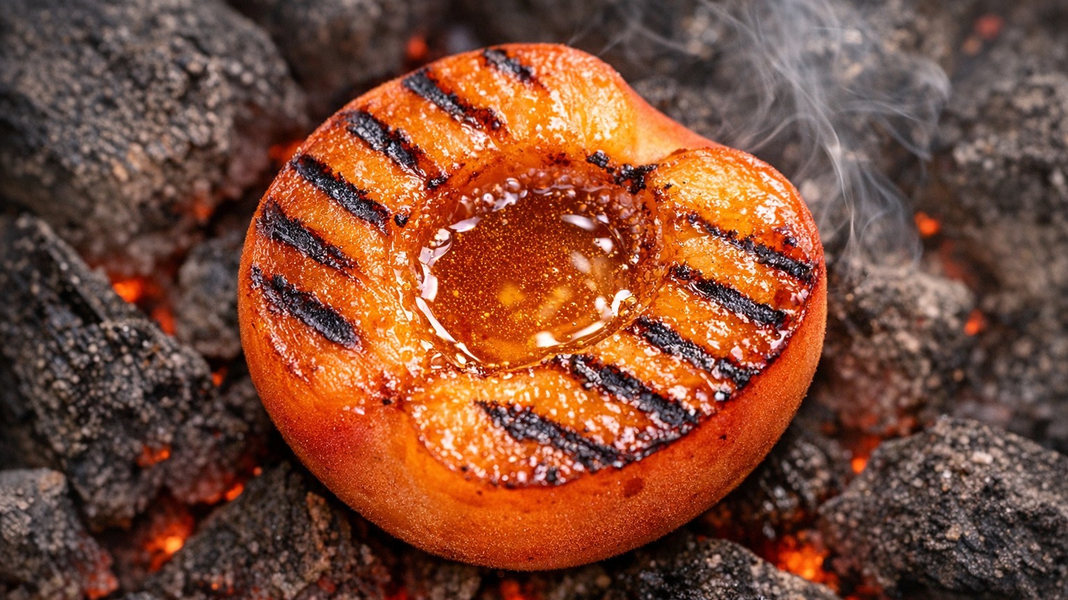 Je n'avais jamais pensé à poser mes abricots sur le barbecue : le jour où je les ai laissés caraméliser au charbon avec du...