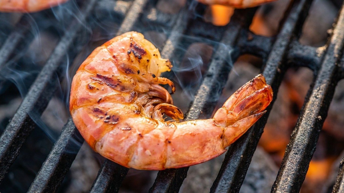 J'ai décortiqué mes gambas juste pour gagner du temps à table : quand j'ai vu ce qui restait sur le gril après deux minute...