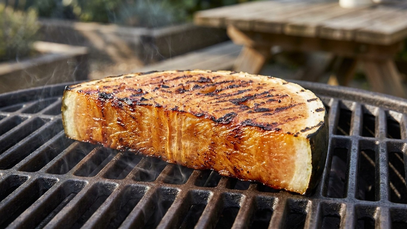 J'ai posé des tranches de pastèque sur mon barbecue juste pour tester : mes invités ont cru que j'avais servi autre chose ...