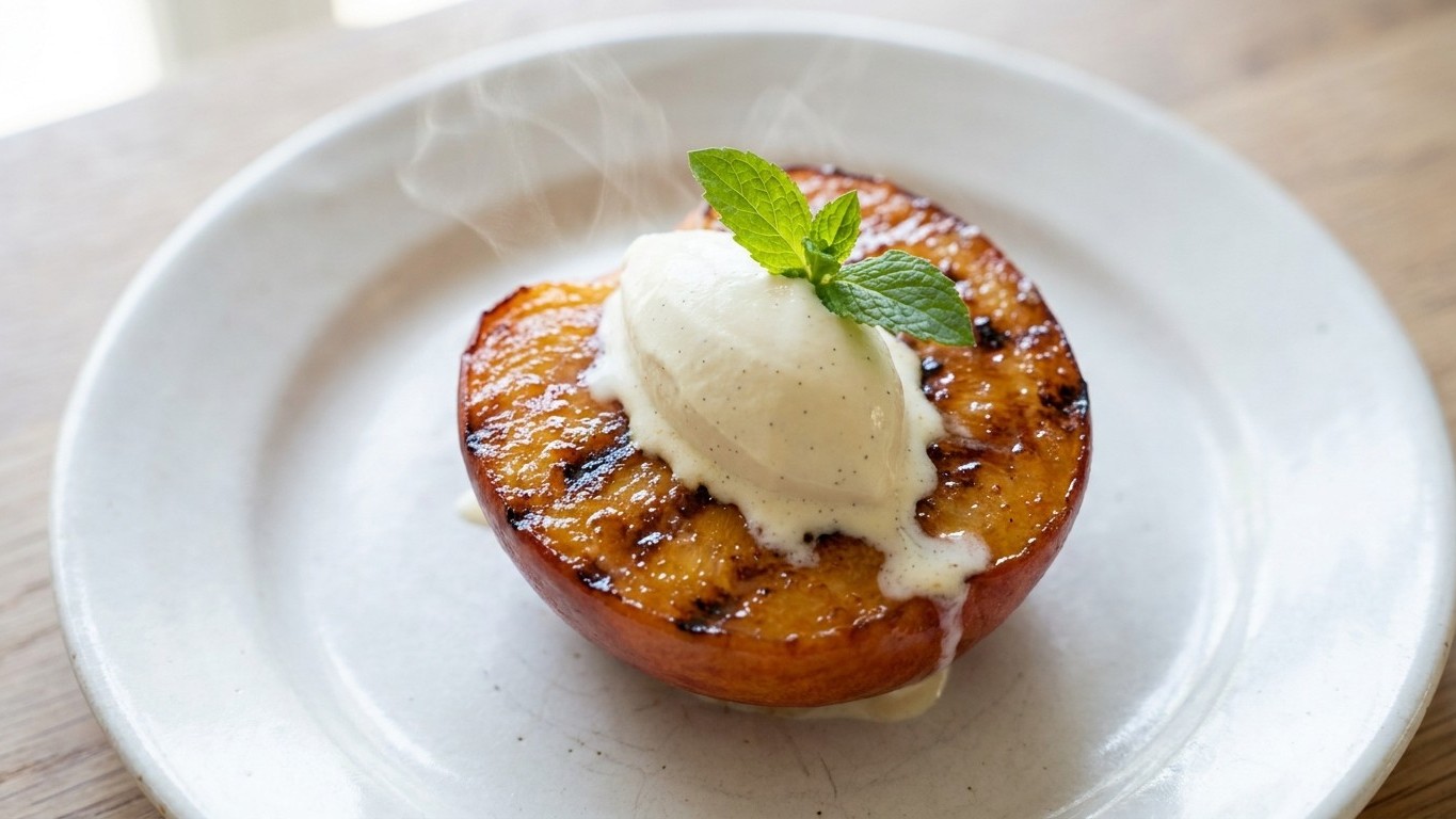 J'ai posé mes nectarines trop mûres sur les braises finissantes juste pour tester : mes invités ont cru que j'avais comman...