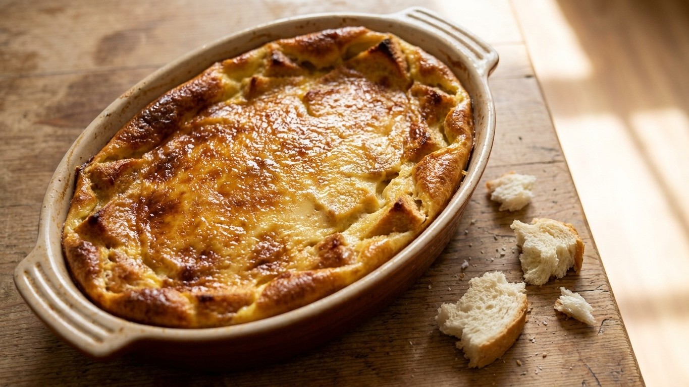 « Je ne jette plus jamais le pain de mie dur » : ce flan de grand-mère est devenu mon réflexe du dimanche soir