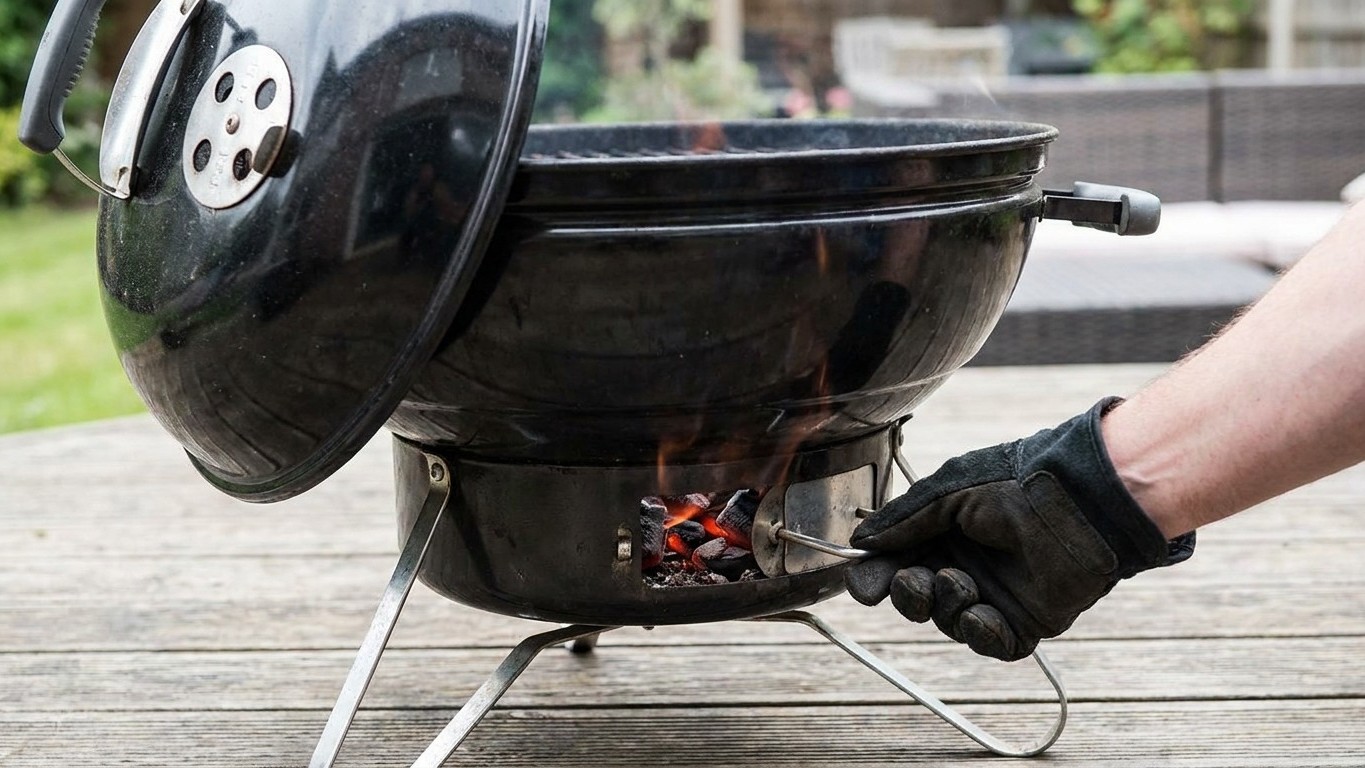 Je rajoutais du charbon dès que la température de mon barbecue s'emballait : un boucher m'a montré que je ne touchais pas ...