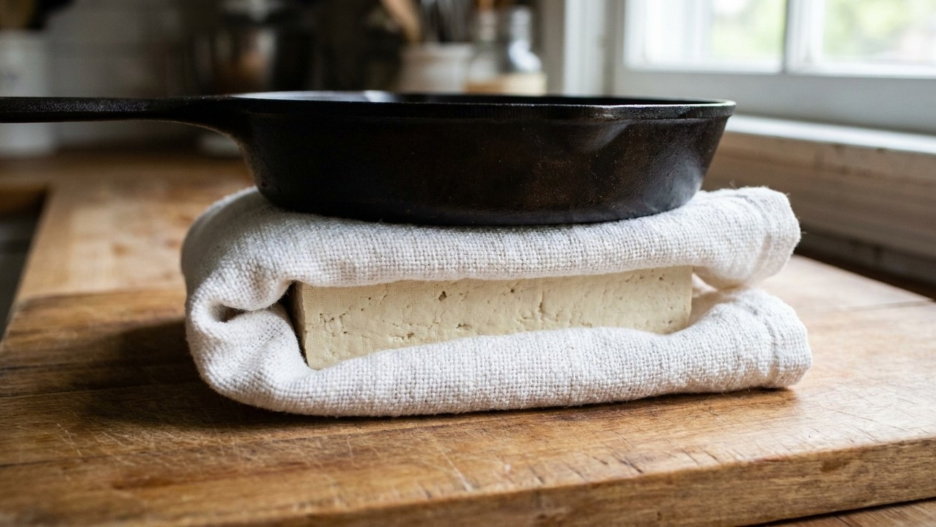 Fini le tofu qui colle au métal et repart en miettes : ce que les cuisiniers font pendant une demi-heure avant d’allumer l...