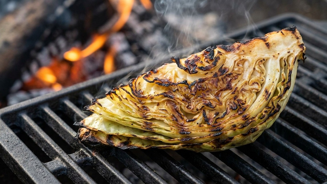J'ai coupé mon chou pointu en tranches épaisses juste pour gagner de la place sur la grille : depuis, plus une seule feuil...