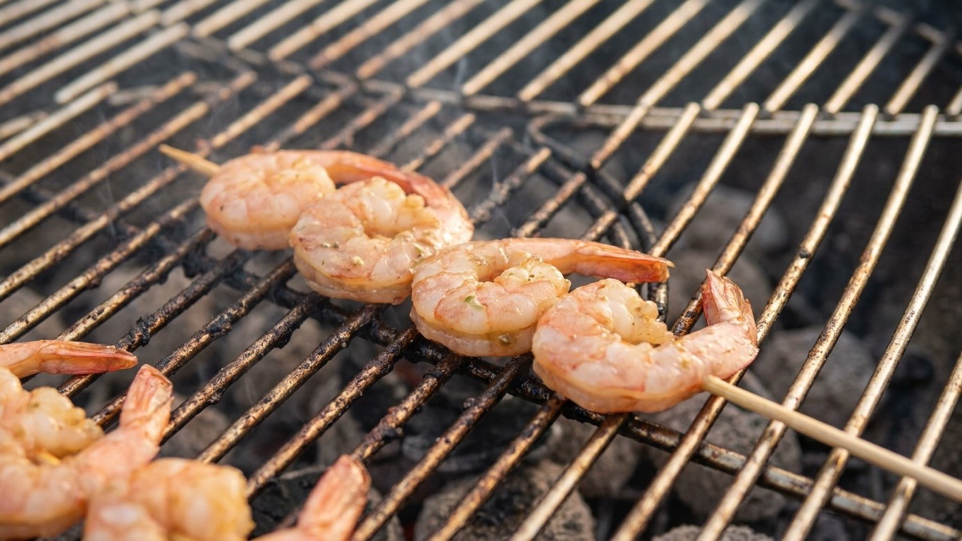 J'ai laissé mes crevettes toute une nuit dans le citron juste pour gagner du temps le lendemain : ce qui est resté collé à...