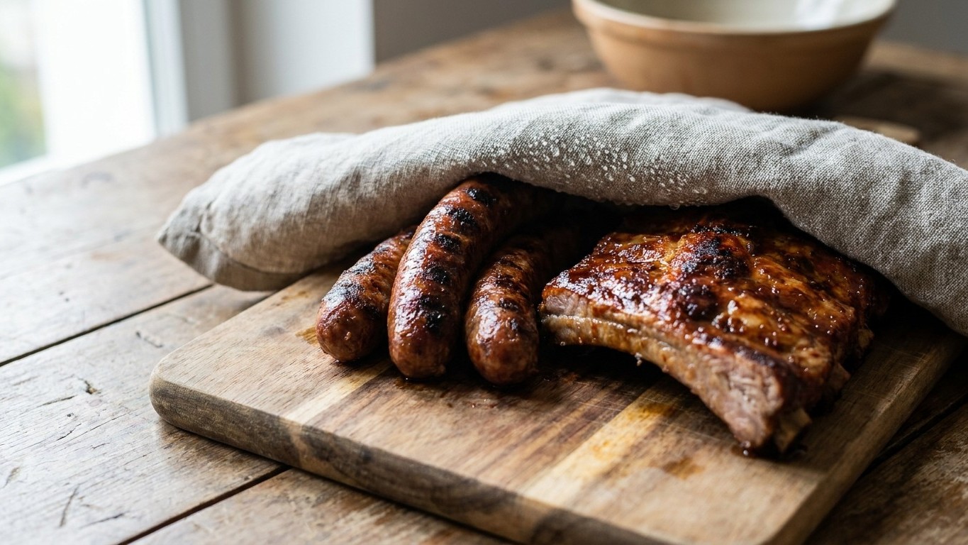 J'ai laissé mes restes de grillades sous un torchon sur la table le temps de finir l'apéro : ce qui s'est réveillé dans la...