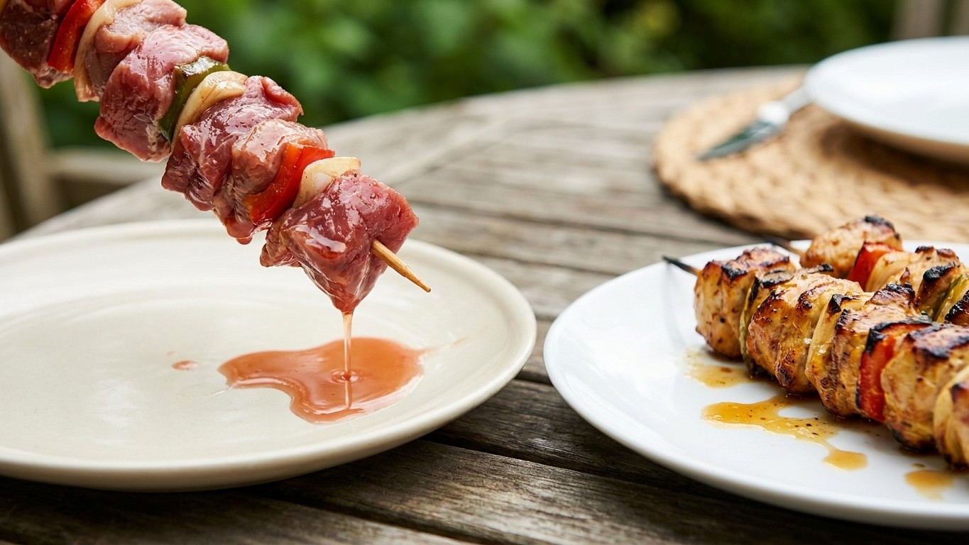 Je reposais mes brochettes cuites dans l'assiette de la viande crue depuis des années : un boucher m'a montré ce que je se...