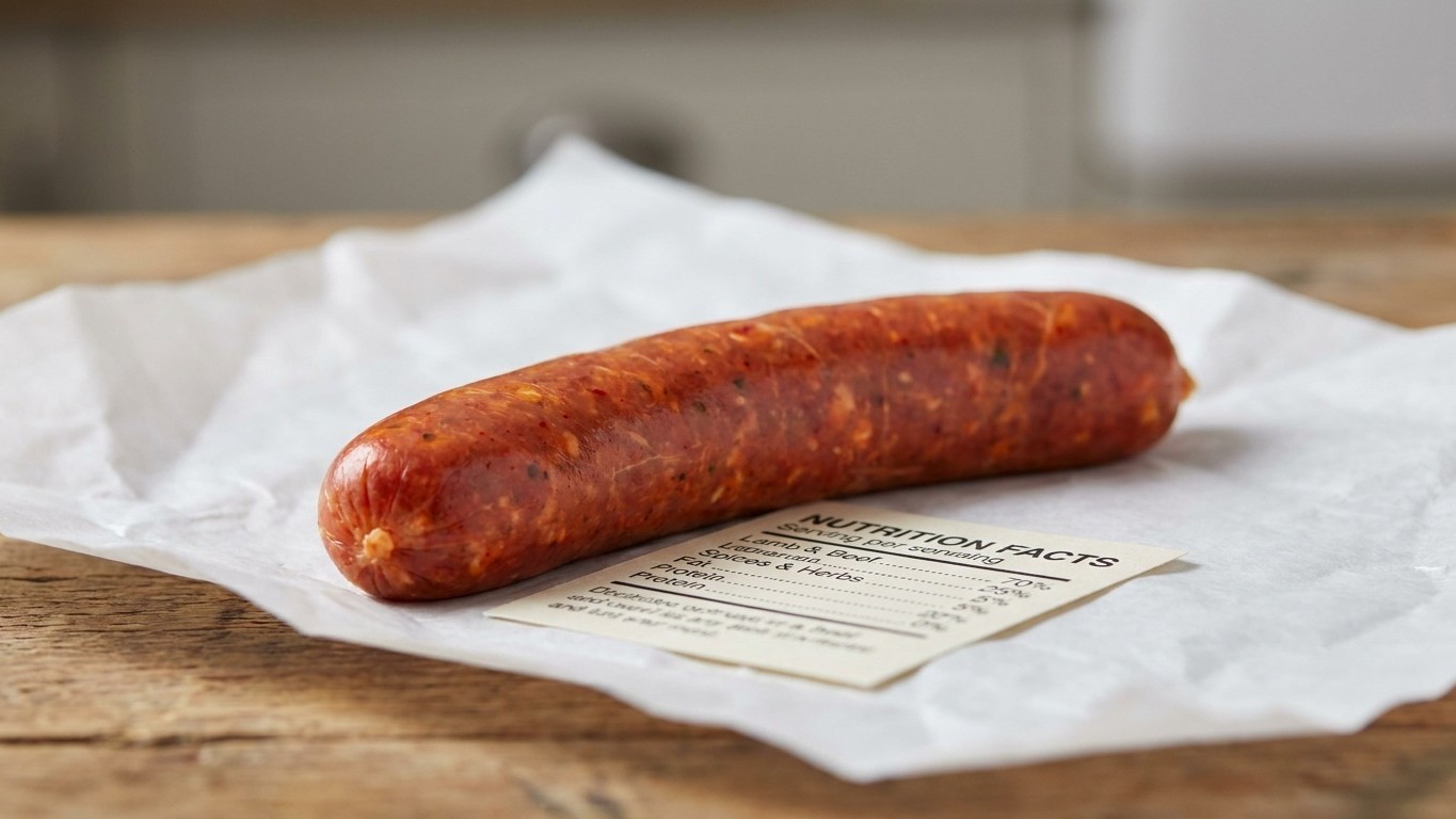 On s'obstine tous à choisir nos merguez sur leur belle couleur rouge, alors que c'est le petit pourcentage imprimé juste e...