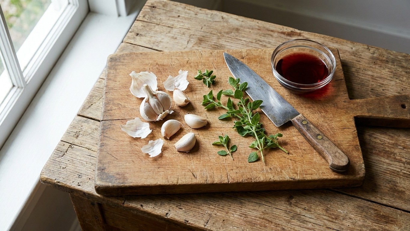 On s'obstine tous à mixer la chimichurri à la dernière minute, alors que ce qui réveille l'ail et l'origan ne se déclenche...