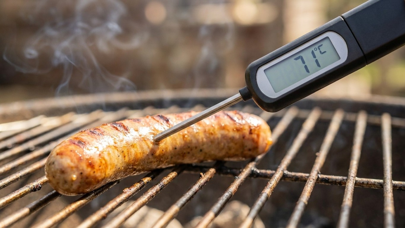 On s'obstine tous à sentir les saucisses avant de les poser sur le gril, alors que ce que le vinaigre et les épices masque...