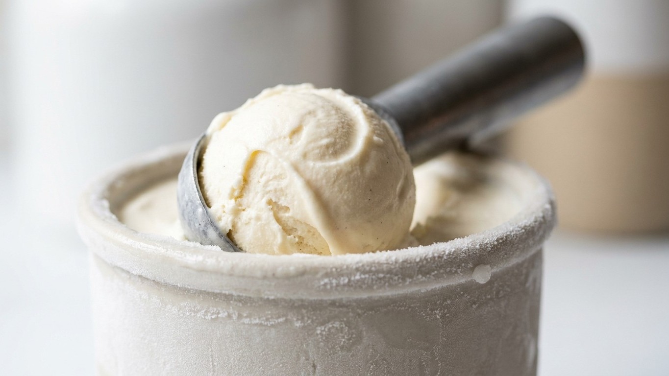 Si votre dessert glacé maison ressort en bloc dur du congélateur, c'est que vous avez dépassé le seul délai qui le garde c...