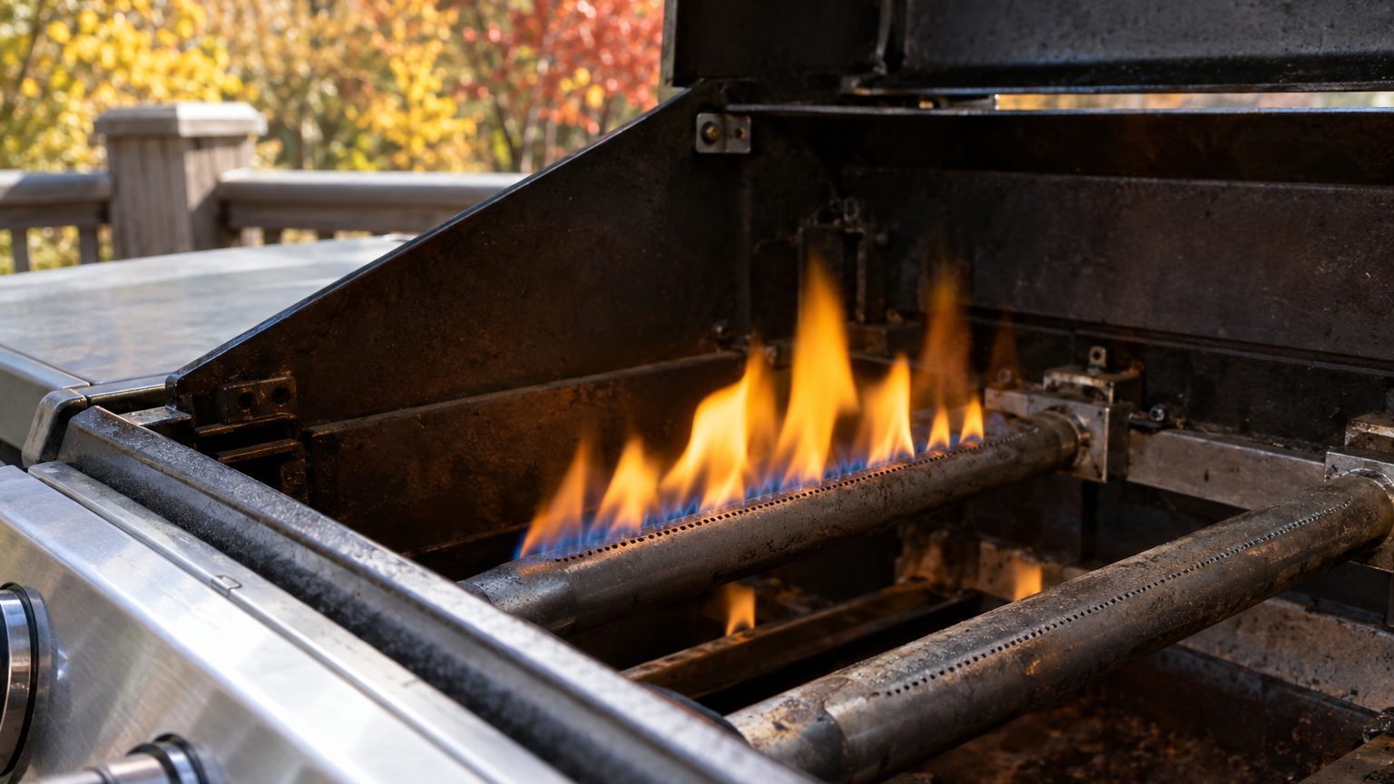 Barbecue gaz flamme jaune : les 4 causes et comment retrouver une flamme bleue