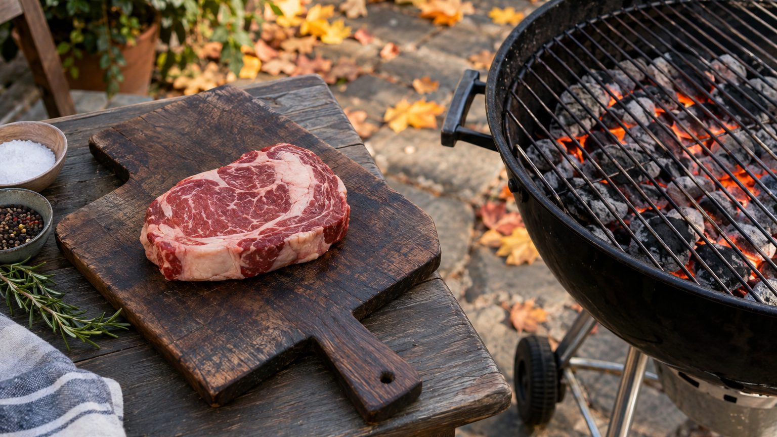Entrecôte au barbecue : temps de cuisson selon l'épaisseur et températures à cœur pour chaque cuisson